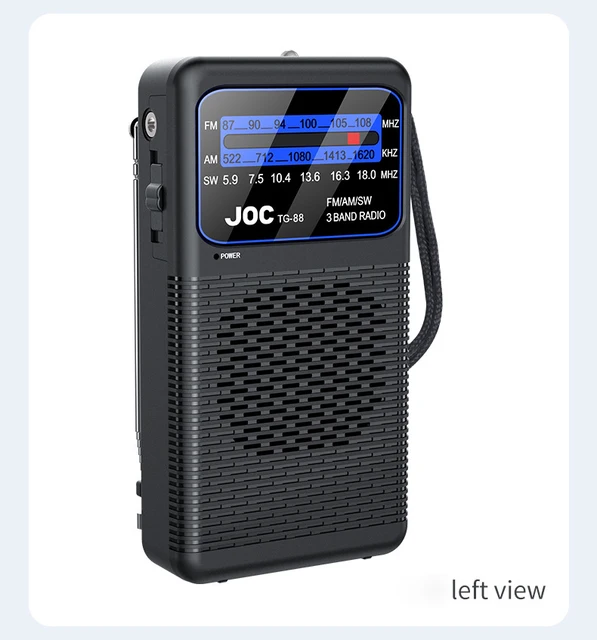 Handheld Radio Am Fm FM/AM Mini Radio Receiver Music Player Battery ...