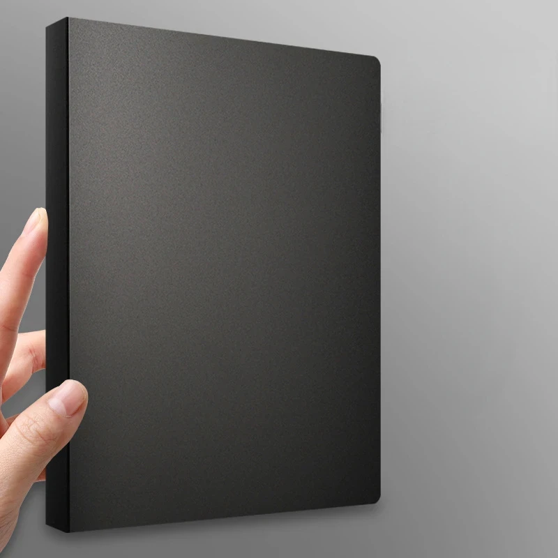 A4 4-hole D-type clip clip Blue PP folder perforated transparent binder folder pp folder