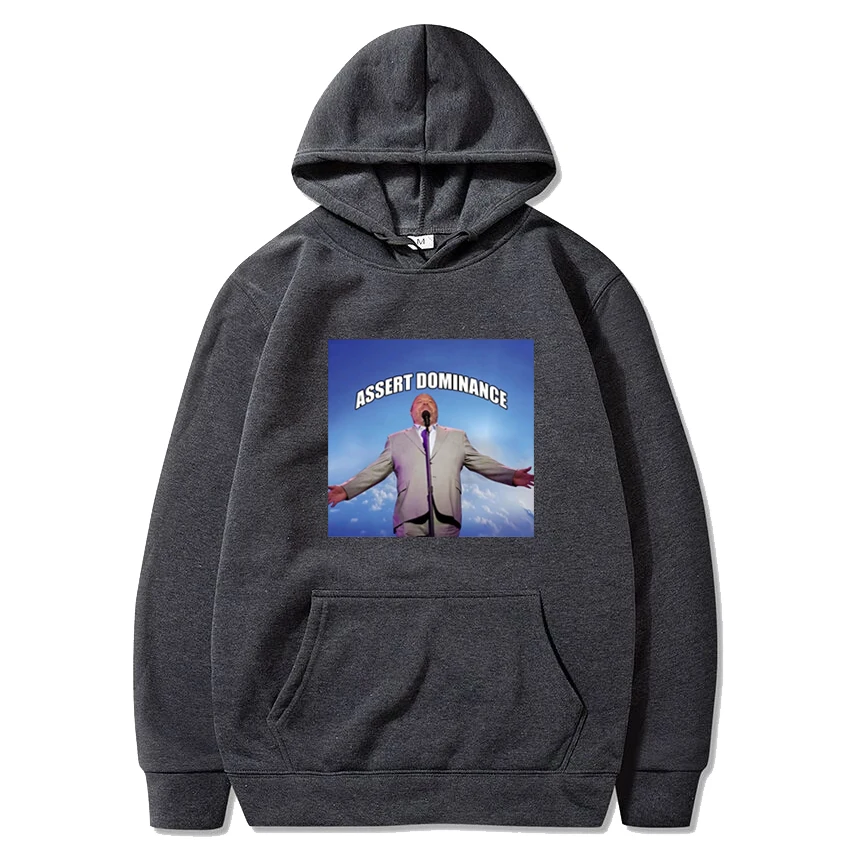 Bertram ASSERT DOMINANC Graphics Hoodie Men Women harajuku fashion streetwea Looser hoodies vintage Fleece Hood tracksuit