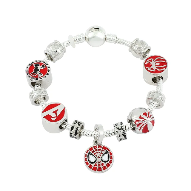 Amazon.com: Universe of Fandoms Superhero Charm Bracelet Gifts for Women  girl: Clothing, Shoes & Jewelry