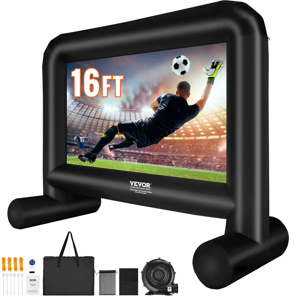 VEVOR Portable Inflatable Movie Screen 14 16 FT