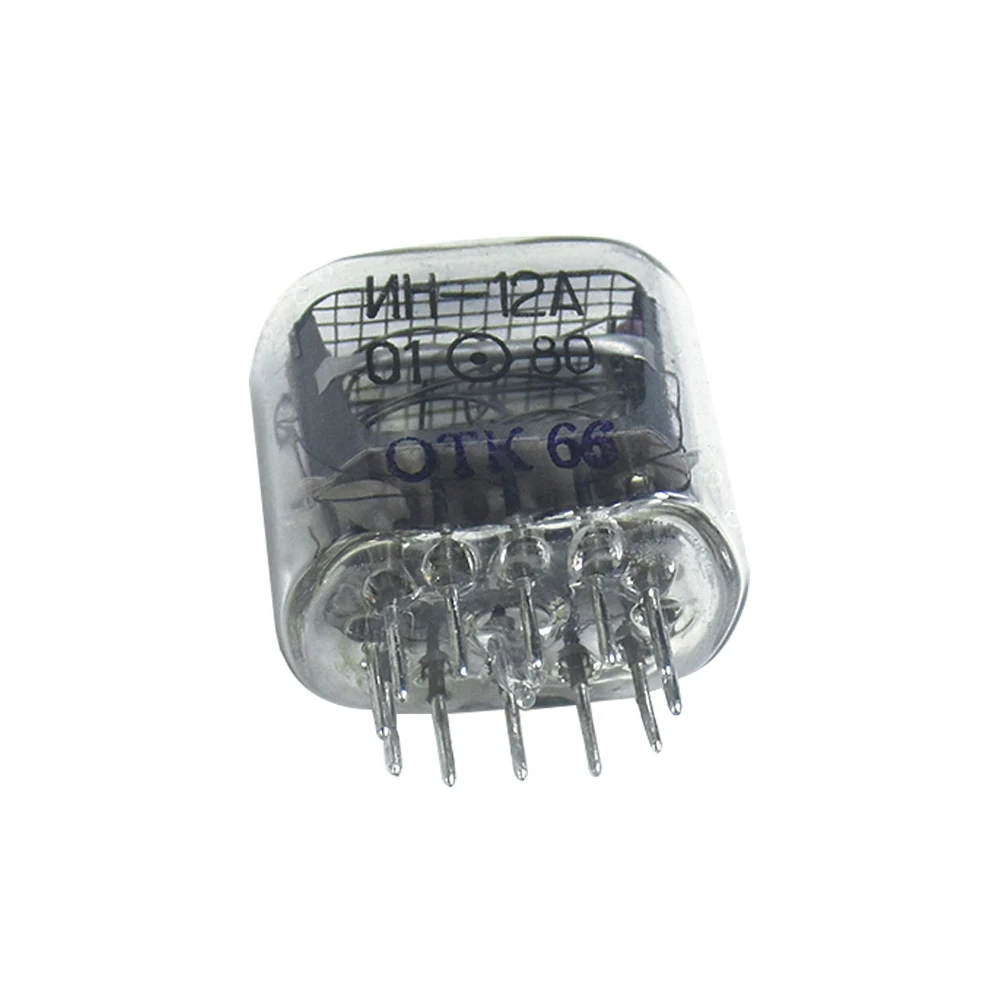 1Pcs IN-12 IN12 Nixie Tubes with Decimal Point Nixie Tube Clock Glow Tube for Glow Clock Nixie Digital LED Clock DIY Part
