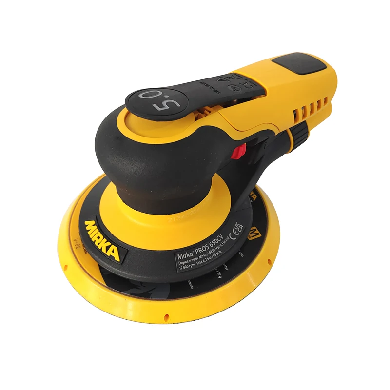 Original Finnish Car Polishing Grinding Mirka Pneumatic Sander Polisher Air Sander 6 Inch 150mm Grinder Orbital