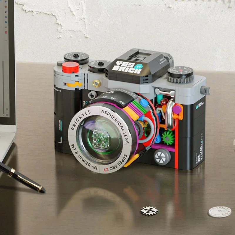 Retro Camera Building Kits Micro Building Blocks Set Model Birthday Gifts for Adult Kids Child Collectible Toys Idea Bricks Sets