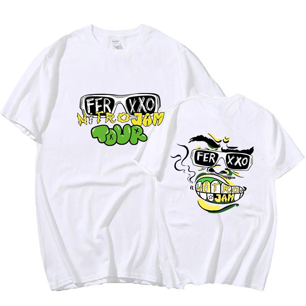 Feid Ferxxo T-Shirt Rapper Tshirts Short Sleeve Top Hiphop T Shirts Unisex Y2K Tshirt Tops 3