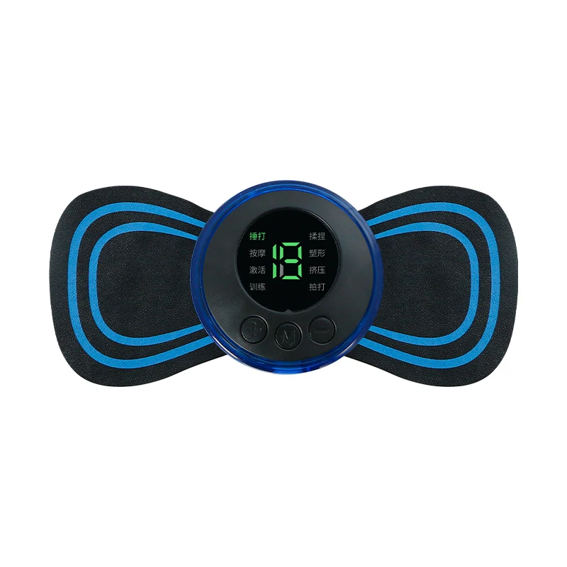Electric neck massager EMS cervical vertebra massage patch for muscle pain relief and shoulder relaxation portable neck massage