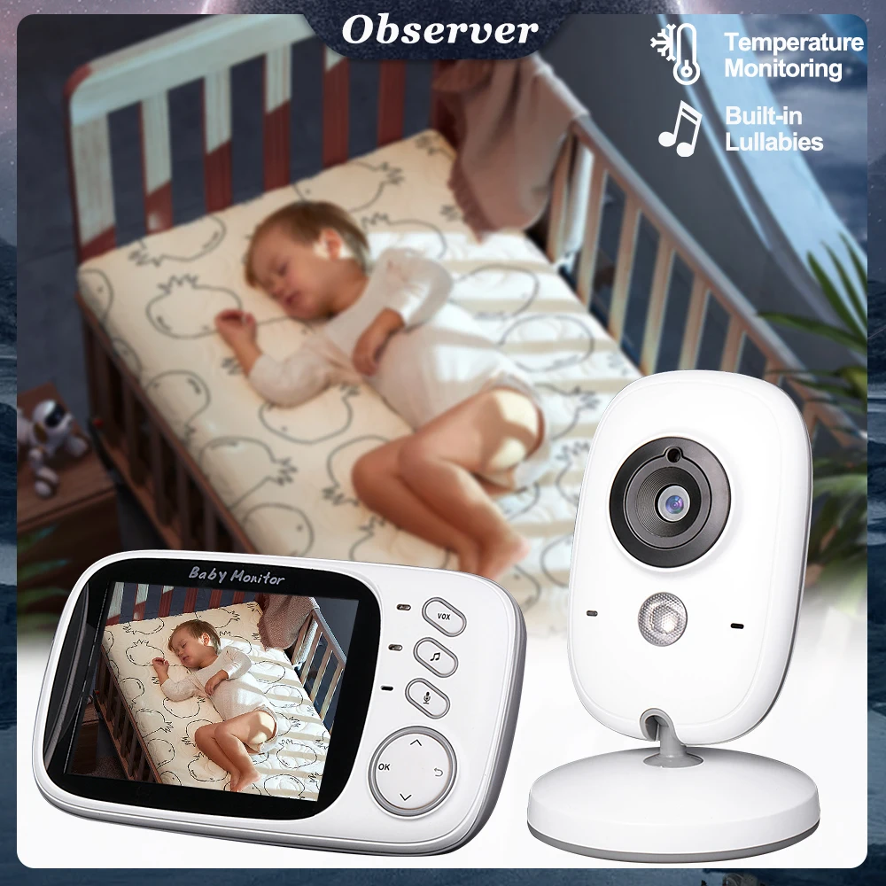 VB603-Video-Baby-Monitor-C-mera-de-Vigil-ncia-udio-2-Way-Exibi-o-de ...