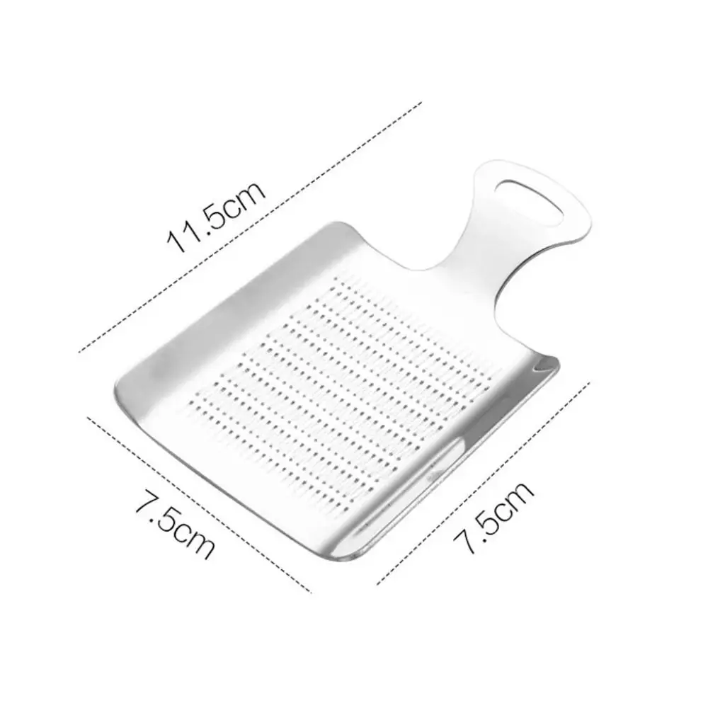 1pcs Ginger Garlic Wasabi Grater Crusher Garlic Press Device Chopper Cutter Garlics Peeler Kitchen Tools Stainless Steel