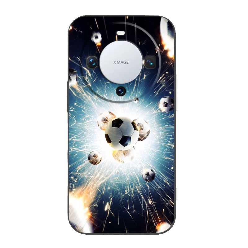 Enhanced Soccer-Themed Silicone Phone Case Cover