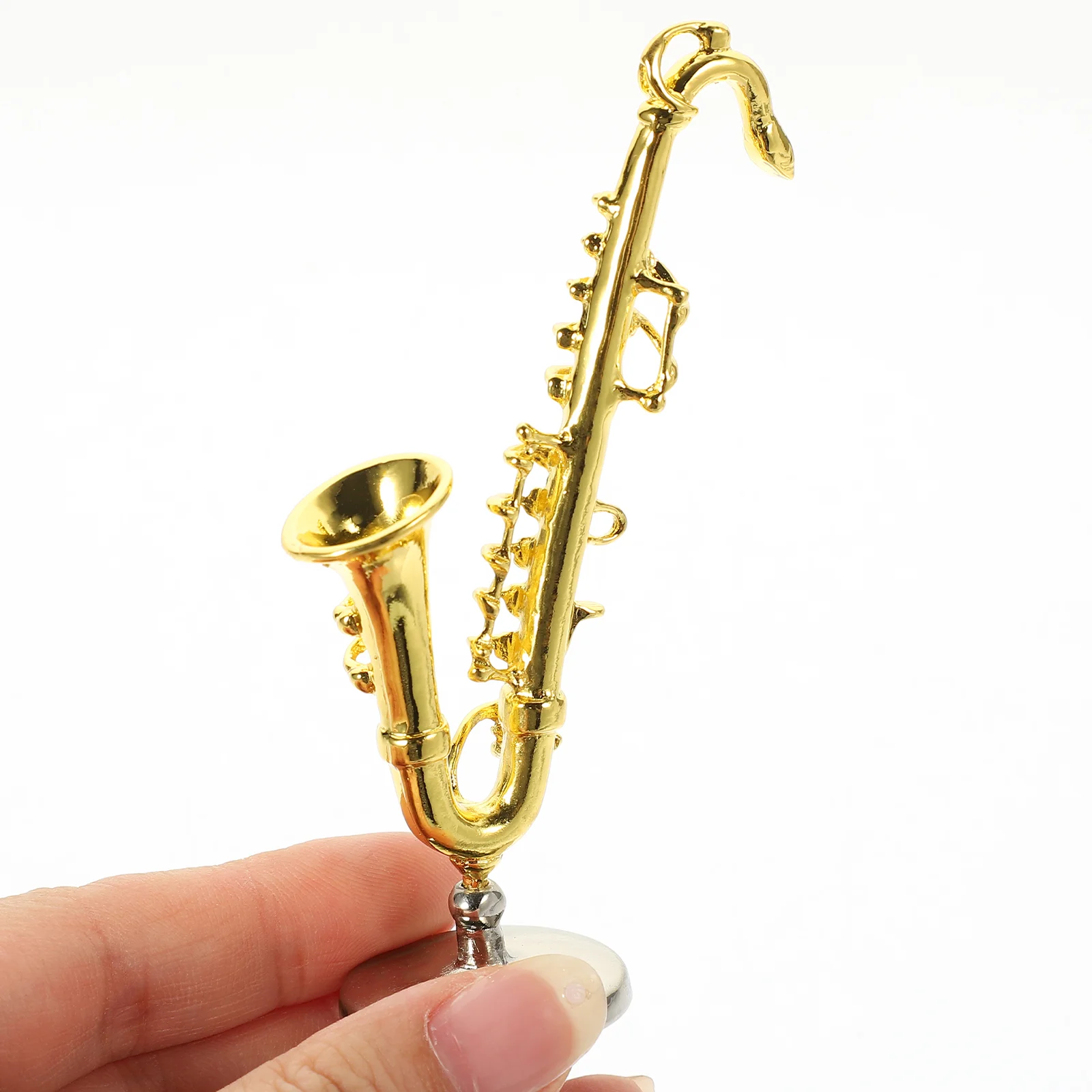 

Dollhouse Accessories Household Instrument Model Miniature Saxophone Decor Small Musical Instruments Tiny Decoration Toys