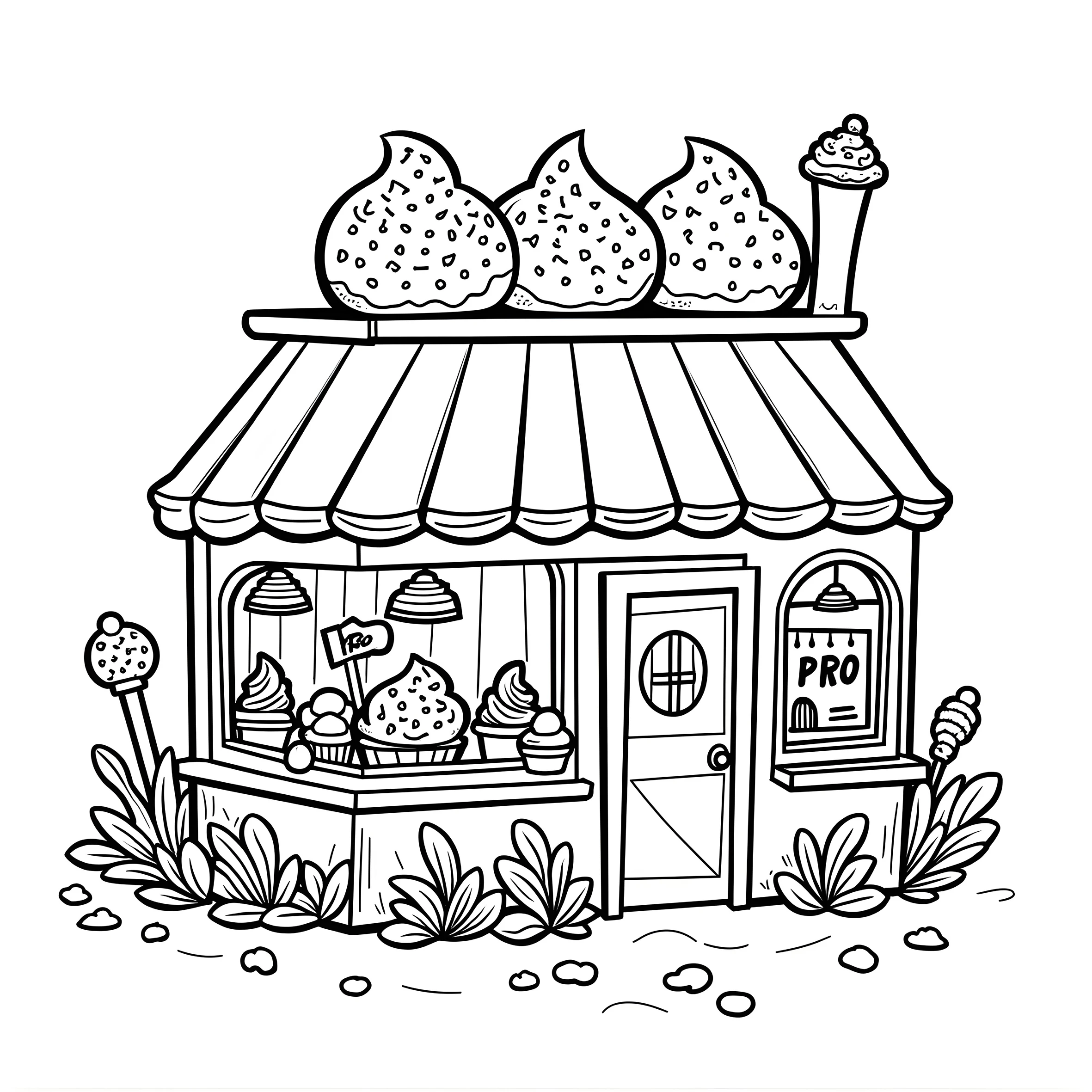 FUN MINITALE HOUSES Bold-easy Patterns Coloring Book for Adults Cute Drawing Book Perfect Gift for Party and Birthday 6