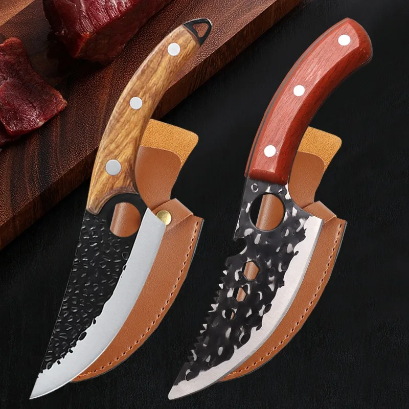 

Meat Cleaver Stainless Steel Kitchen Knife Handmade Forged Knife Boning Knife Butcher Fish Knives Kitchen Accessories
