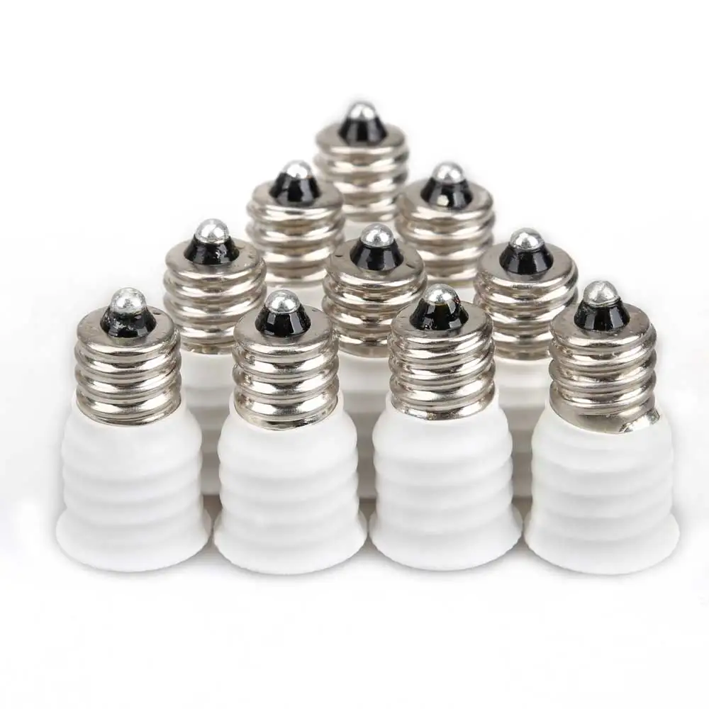 E12 to E14 Adapter Lamp Holder Converter Bulb Base Converting for Lamp Switch Lighting Parts Accessories lamp holder lamp bulb holder socket converter lamp base lamp socket adapter