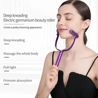 Elektrisk Vibrerende Ansikts- og Nakkemassasje Y-Roller med Germaniumstein