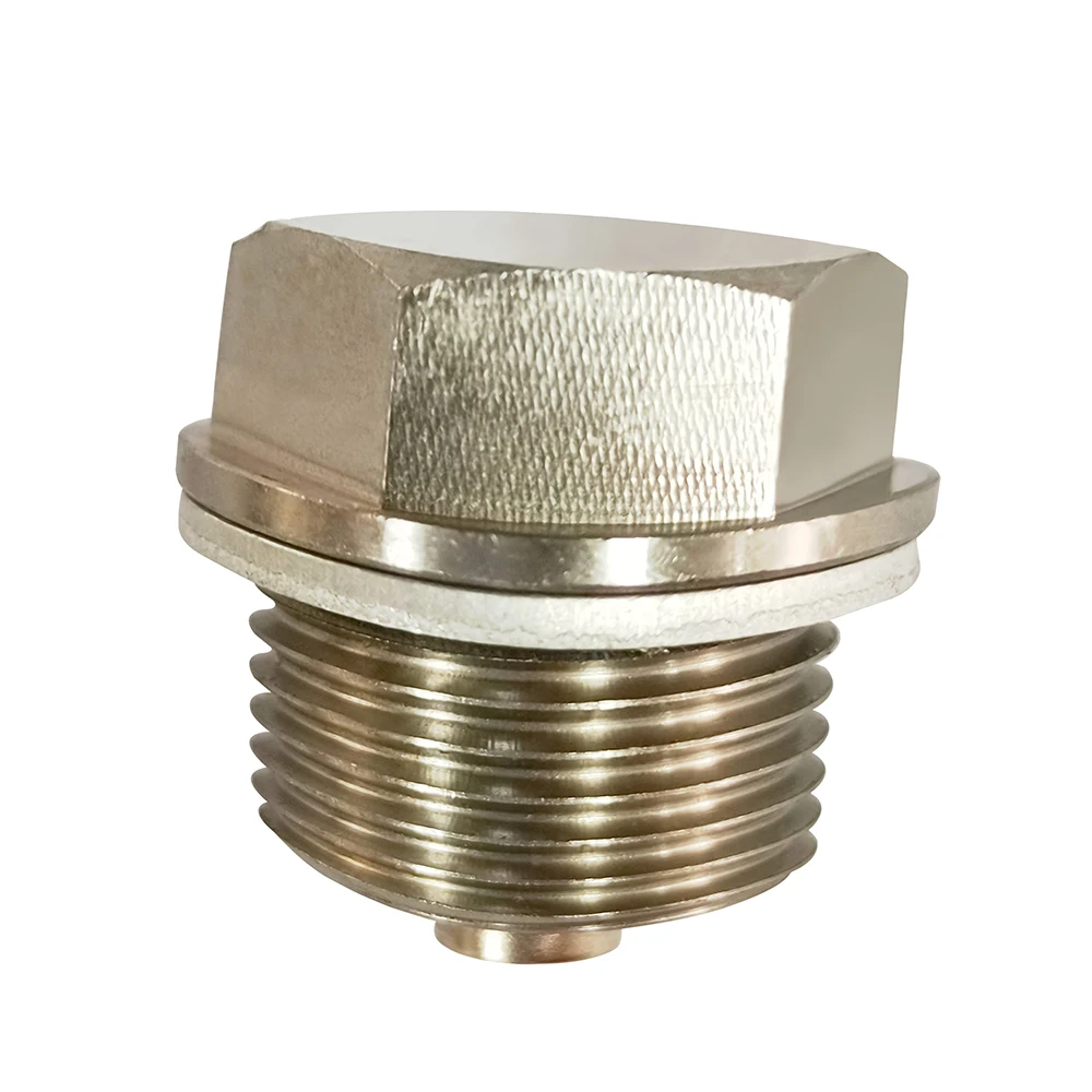 Magnetic Oil Drain Plug M14 x 1.5 M12 M16 M18 M20 Oil Drain Plug Sump Drain Nut Bolt Copper Gasket 1pc