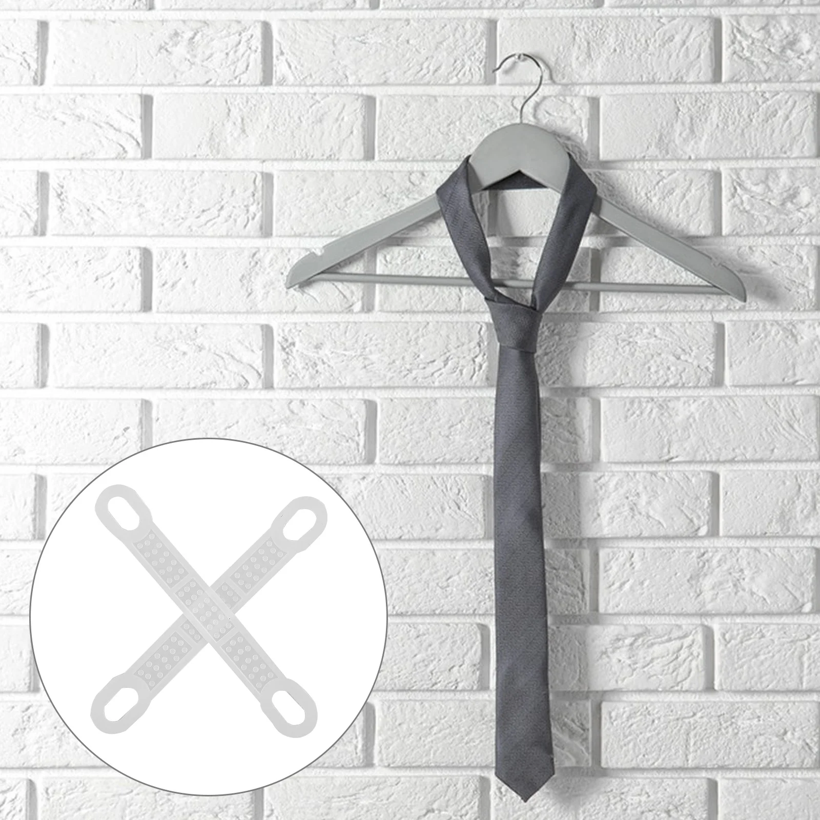 

100pcs Clothes Hangers Grip Strips Anti-skid Clothing Hanger Strips Hangers Nonslip Bands