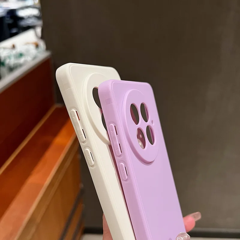 Shockproof Slim Solid Color Silicone TPU Phone Case Cover