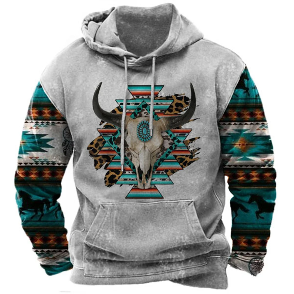 

Hoodies Men's Sweatshirt 3D Print Activewear Hooded Jumper Long Sleeve Loose Regular Running Sports Winter Hot