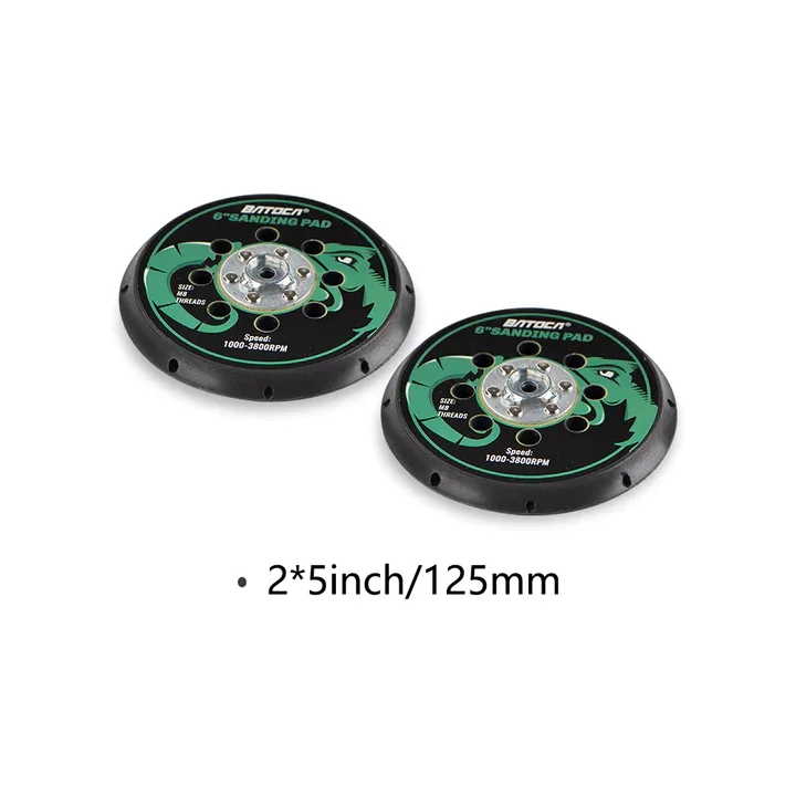Glass Polish (150mm) Professional Polishing And Sanding Backing Pad For Rotary Polisher With M14 Thread And Hook And Loop Fastener - GP12627