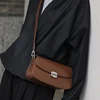 Toptrends 3 Layers Genuine Leather Small Shoulder Bags For Women 2025 Luxury Designer Crossbody Purses Saddle Ladies Handbags 4