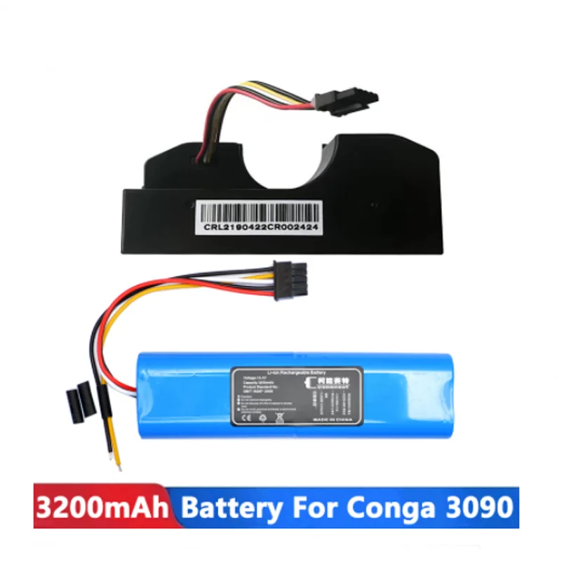 Vacuum 3000mAh Battery For CECOTEC 05173 CONGA 3090 CONGA 3091