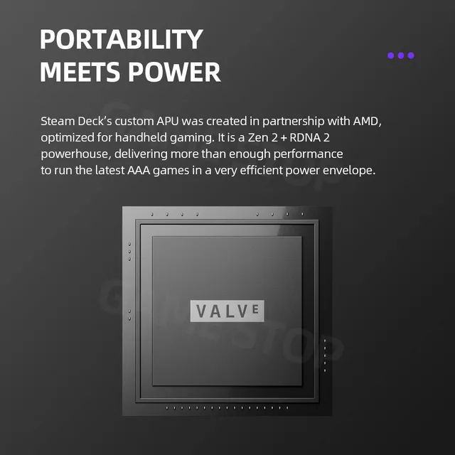 Steam Deck – PC portable avec VALVE de vapeur, 64 go 256 go 512 go