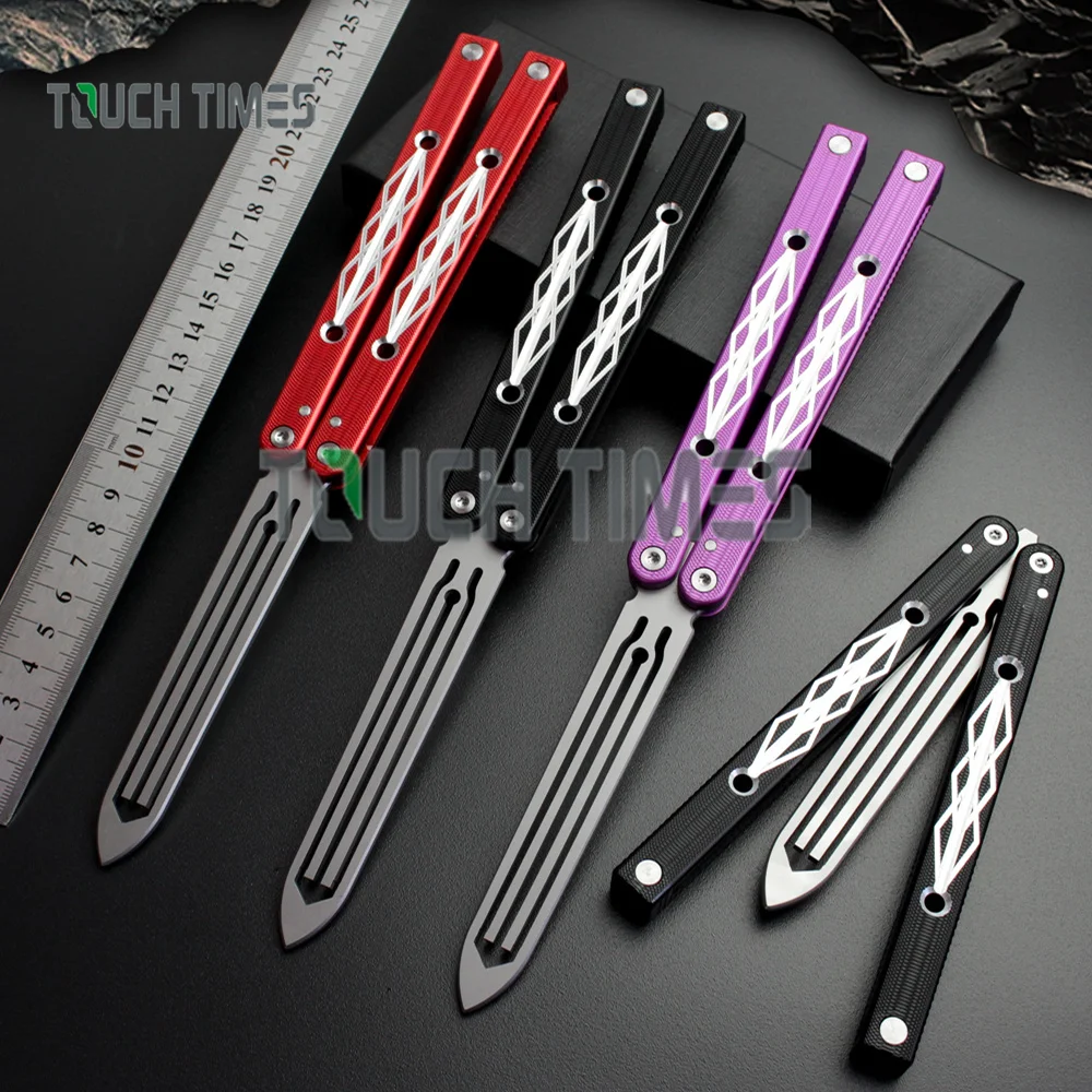 TOUCH TIMES Balisong Trainer Tuning Fork Butterfly Trainer Knife 6061