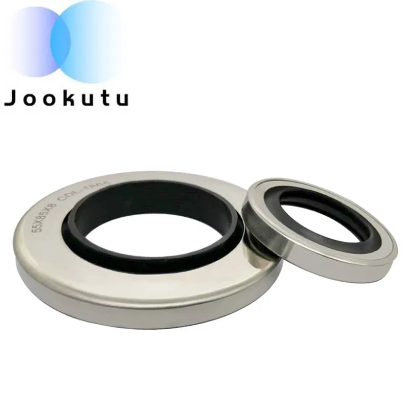 

5pcs/lot Stainless Steel PTFE Oil Seal Outer Diameter 56/58/60mm 35x56x7 35x56x8 35x56x10 35x56x12 40x56x7 40x56x8 40x56x10