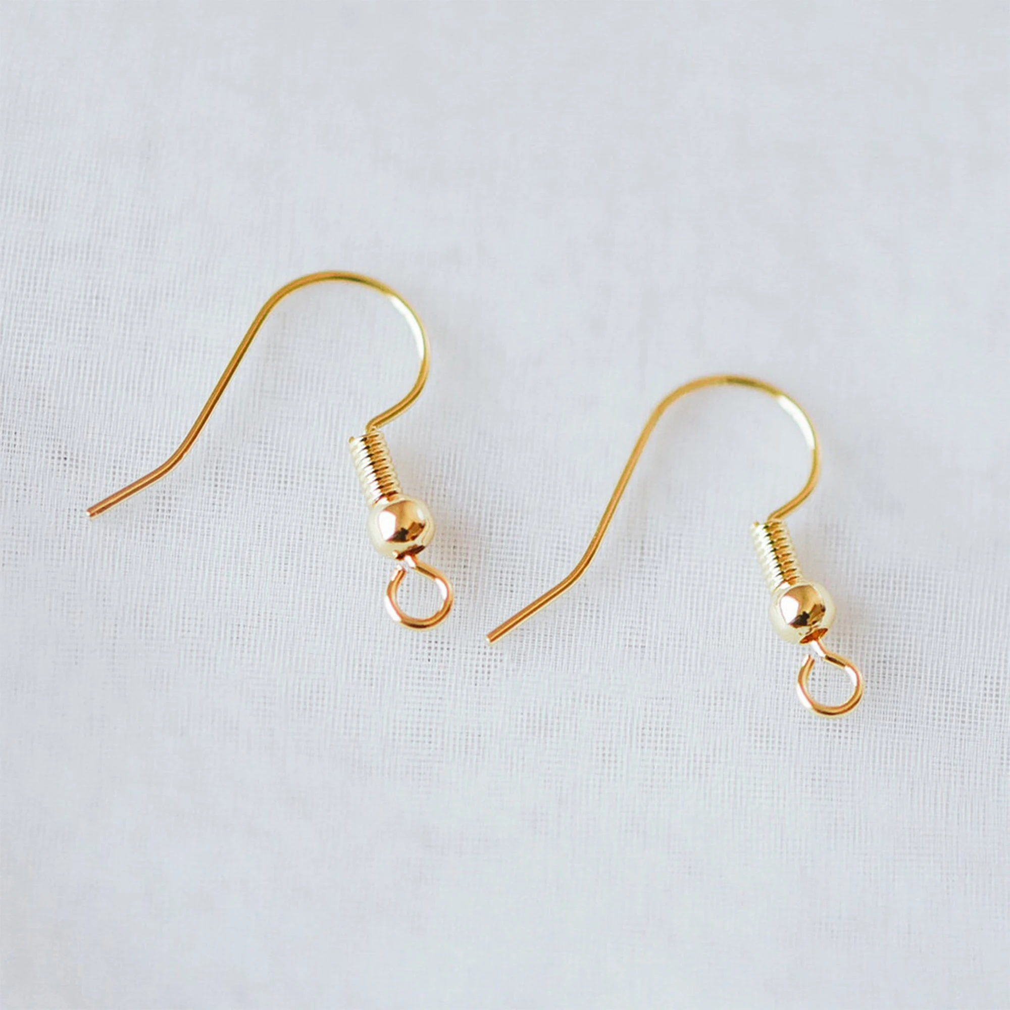 Real gold earring hooks Clearance