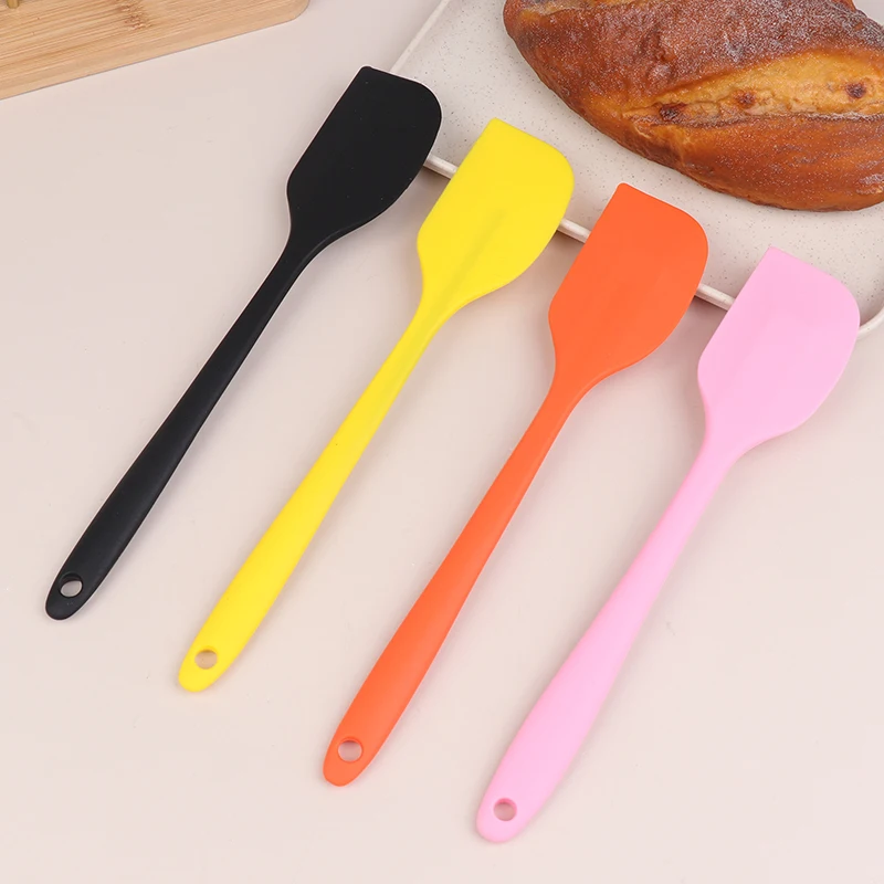 2Pcs Silikon Spatel Set Kuchen Butter Creme Spatel Küche Backen Mischen Werkzeug Nicht Stick Schaber Schokolade Spreader Glätter – Detail 1