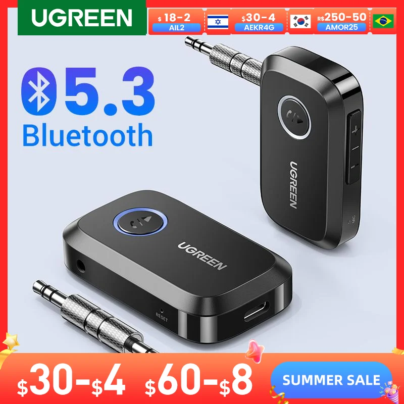 Ugreen Bluetooth Car Receiver Adapter Ugreen Bluetooth Audio Receiver