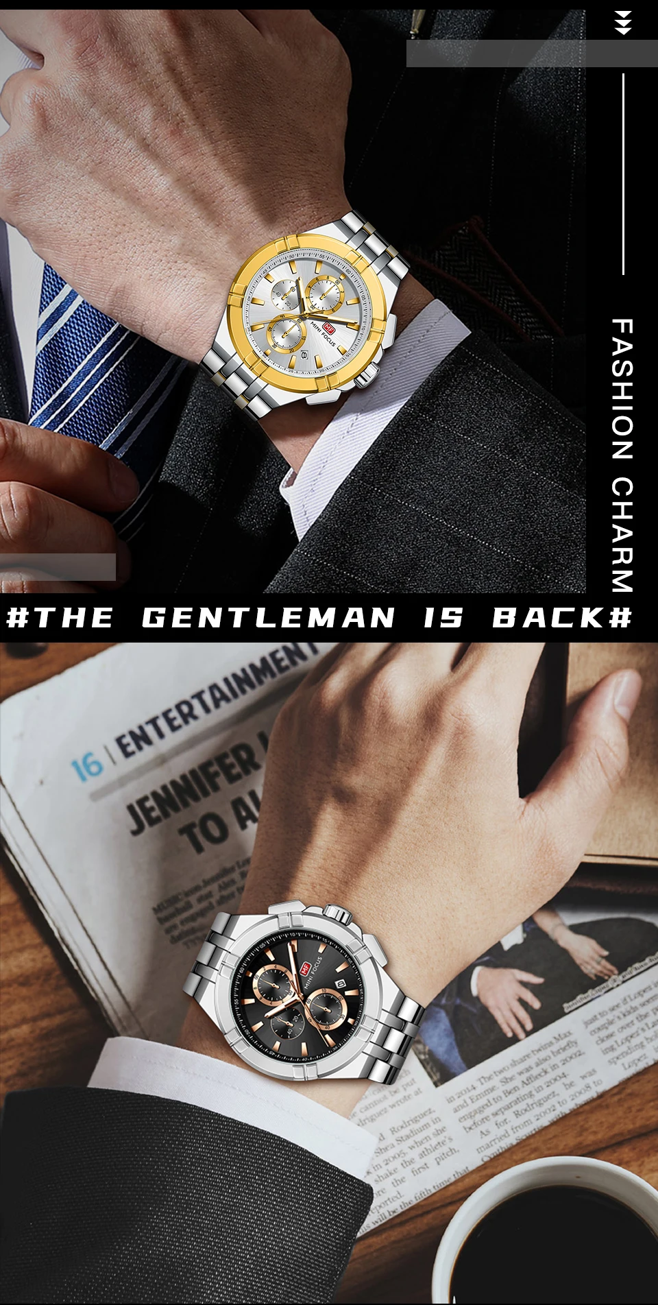 MINI FOCUS Quarzuhr für Herren, wasserdicht_voghion.com