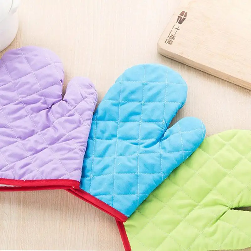 

Microwave Gloves Kitchen Baking Oven Mitt Thickened Heat Resistant Non-Slip High-Temperature Resistant Glove Baking Accessories