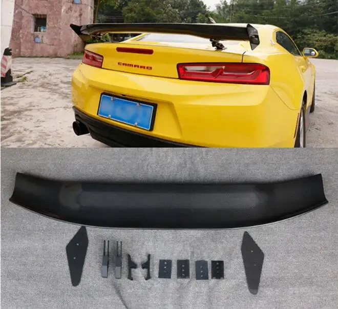 

Real Carbon Fiber Car Rear Wing Trunk Lip Spoiler For Chevy Chevrolet Camaro ZL1 2010-2015 2016 2017 2018 2019 2020 2021