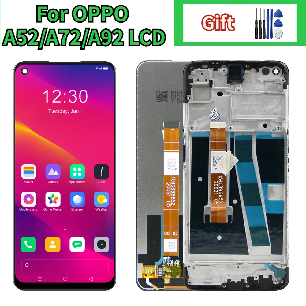 

6,5 ''Оригинальный ЖК-дисплей для Oppo A72 A92 A52 CPH2069 CPH2067