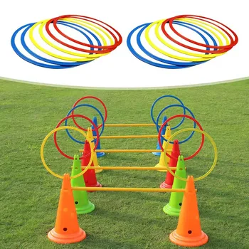 Anelli per Allenamento di Agilità Durevoli e Portatili, Attrezzatura per Allenamento di Velocità e Agilità nel Calcio