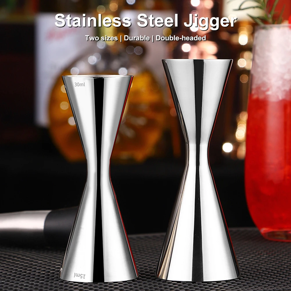 Description Picture 3 of item30/45ml Jigger for Bartender Stainless Steel Cocktail Jigger with Measurements Double-Headed 1/2oz for Home Bar Party Club Tool