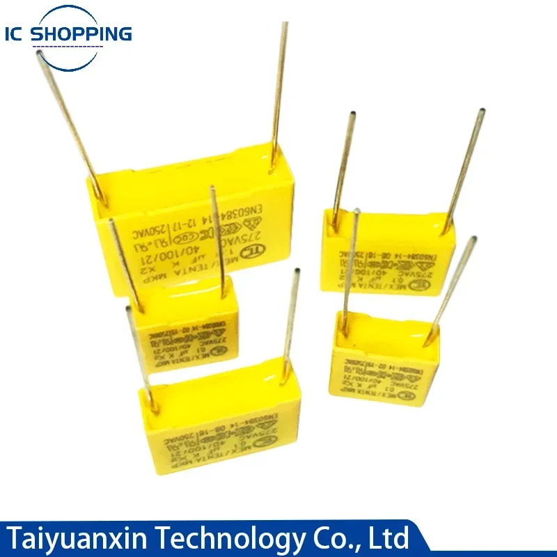 Polypropylene film capacitor 10PCS 275VAC X2 0.01 0.1 0.15 0.022 0.22 0.33 0.47 0.56 0.68 1.2uf 104K 1uf Correction