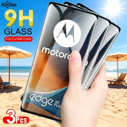 Premium Black Transparent Tempered Glass Screen Protector - 3 Pack - Edge Glue