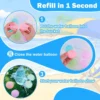 6/12/24Pcs Reusable Water Balloons Soft Silicone Water Bomb Quick-Fill Water Balls Summer Pool Beach Party Fun Game Water Toy 4