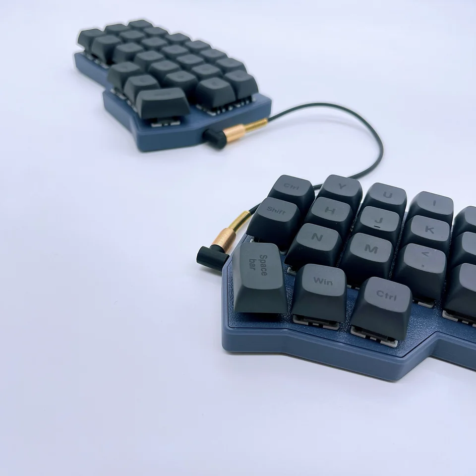 Corne V4 Split Keyboard Kit Mechanical Keyboards Support VIAL Wired RGB Custom Hot Swap Ergonomic Gaming Left and Right Handed