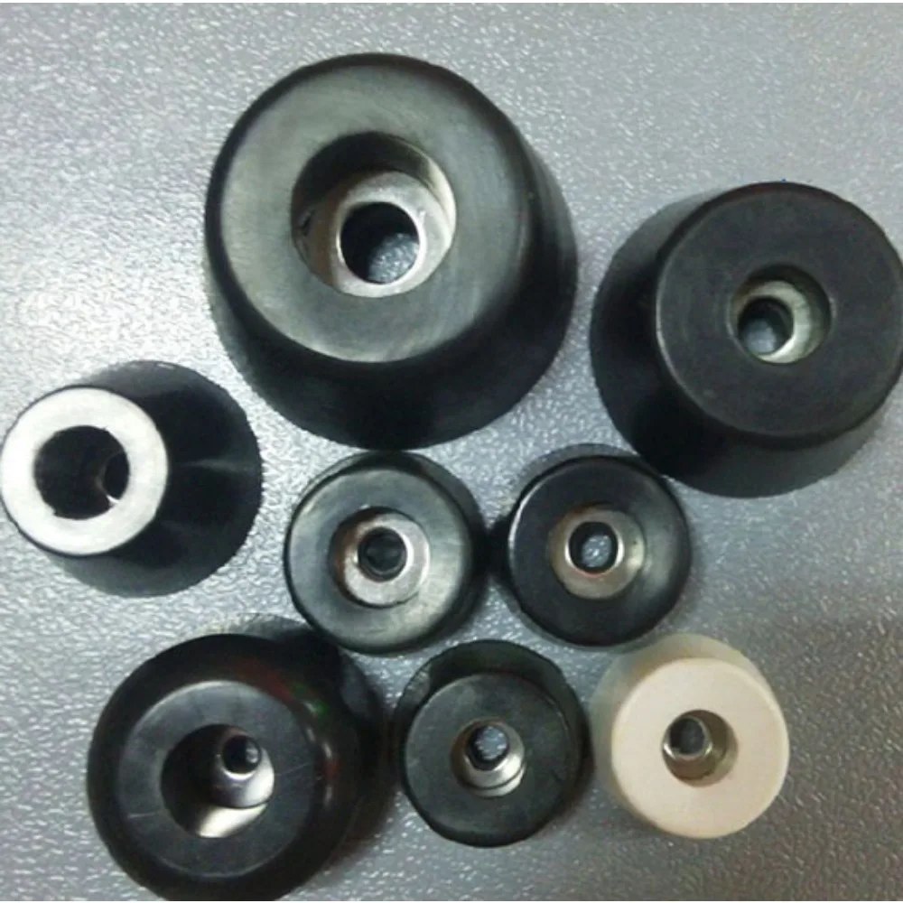 Furniture cup rubber chair Machine feet pad with steel washer cabinet foot box video bottom damper screw on table cushion er