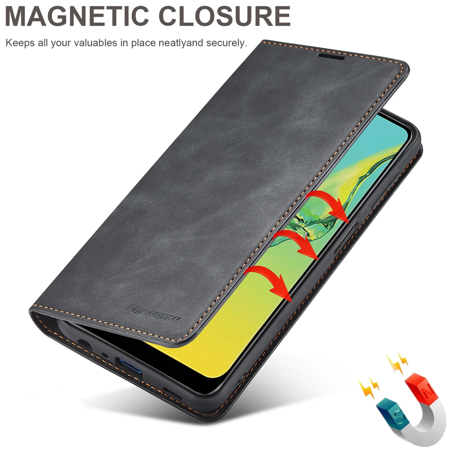 Premium Flip Leather Wallet Cover