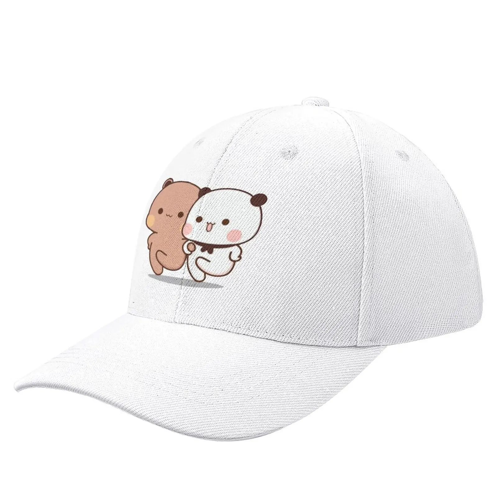 

Panda And Brownie Bear Couple Baseball Cap Military Tactical Cap Golf Hat Horse Hat Women'S Hats Men'S