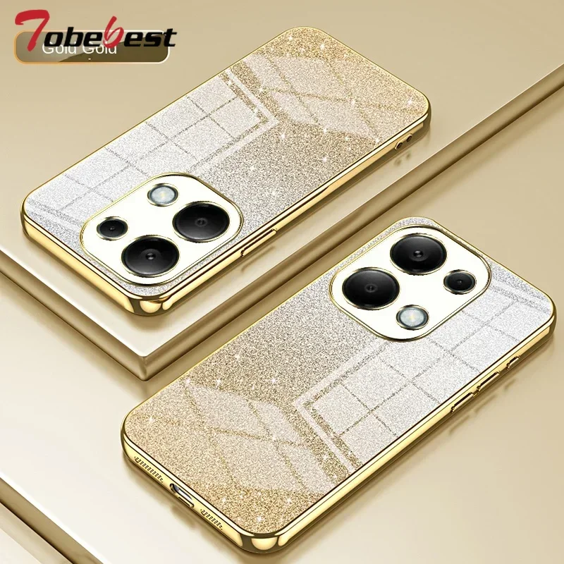 Soft Silicone Bling Glitter Plating Phone Case