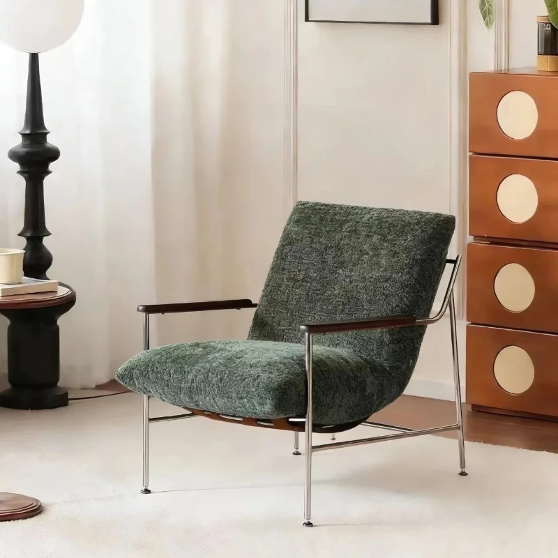 Sedie da Ufficio e Soggiorno, Poltrone Comode per Lettura, Sgabelli di Design, Sillones De Sala, Mobili di Lusso - immagine 3