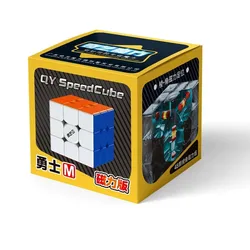Magnetic UV - Coated Educational 3x3 Puzzle Cube Toy (Warrior M)