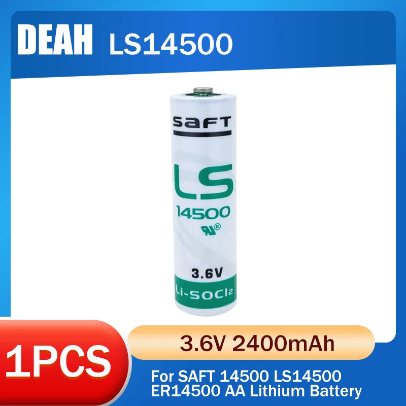 1 шт. оригинальный 3 6 В Saft LS14500 ER14505 14500 TL5104 AA 2400 мАч литиевая батарея для PLC