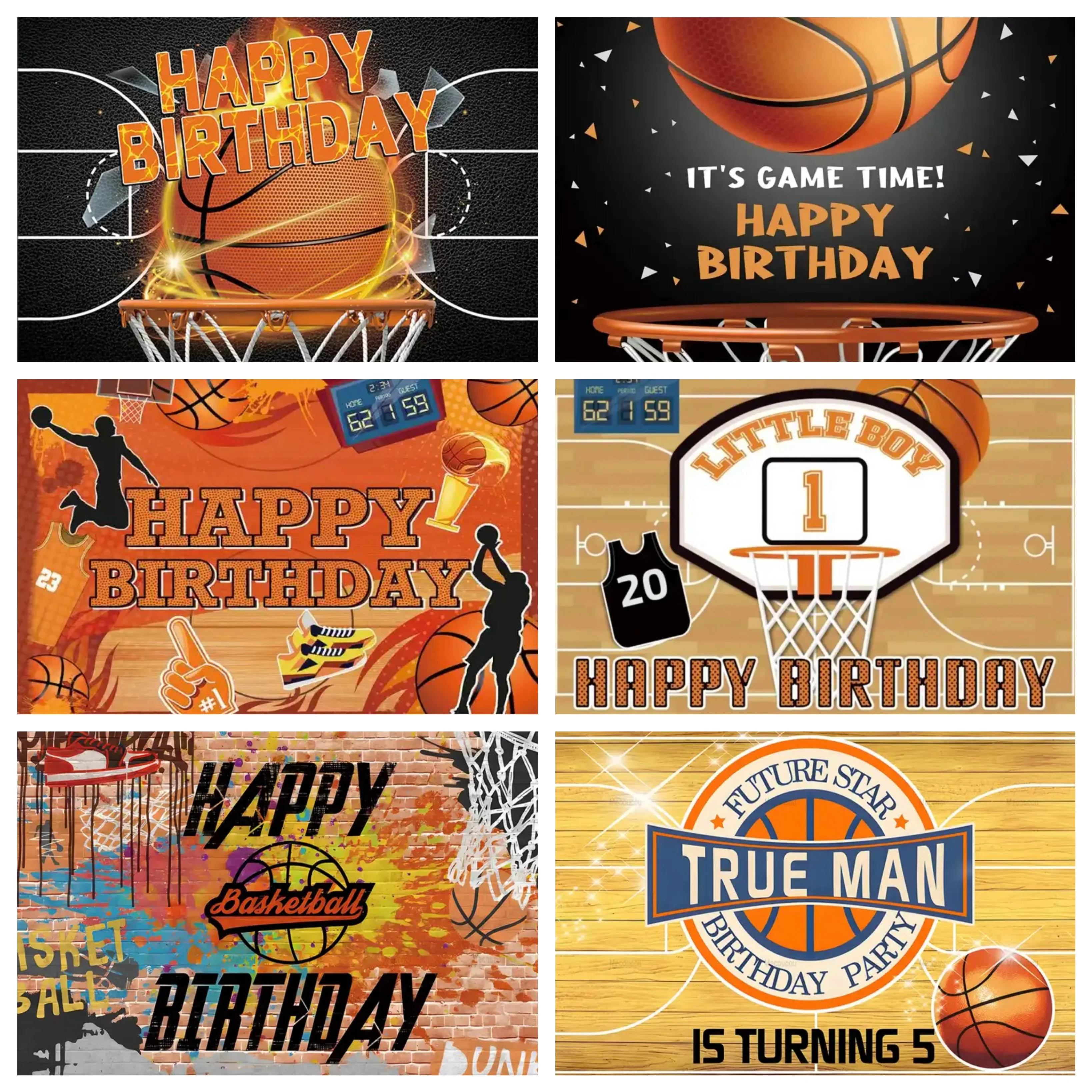 Basketball Theme Sport  Stars Kids Boy Birthday Party Decoration Backdrop 1st Baby Shower Photocall Backgrounds For Photo Studio
