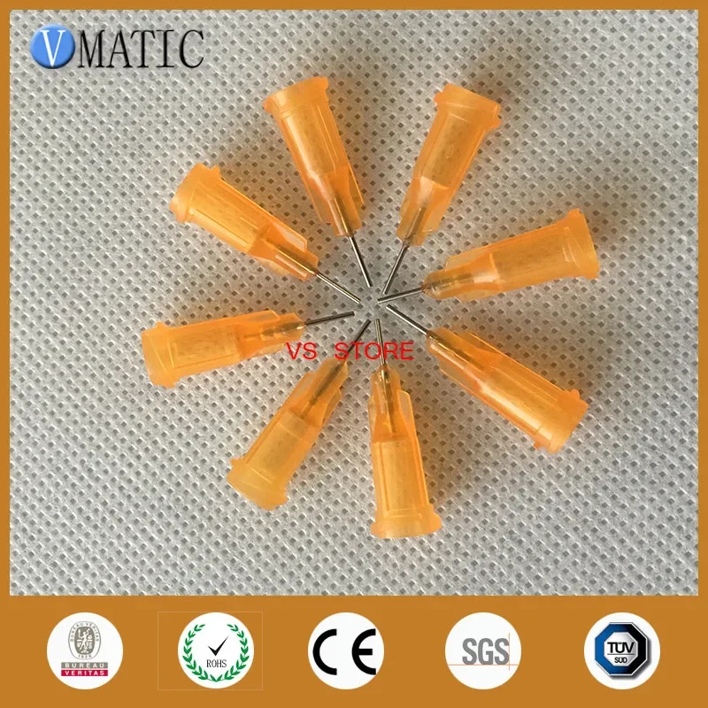 Non-Sterilized 100Pcs 23G 1/4'' Inch Glue Dispensing Needle Nozzle